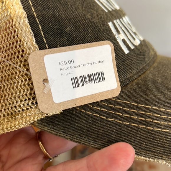 RETRO BRAND adjustable TROPHY HUSBAND hat NWT - Picture 8 of 10